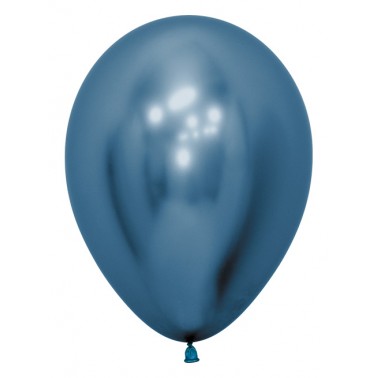 scheepsbouw Varen feedback 5 ballonnen blauw chrome (gewoon formaat)